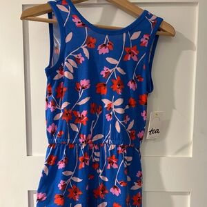 Tea Collection Reversible Romper Size 12 NWT